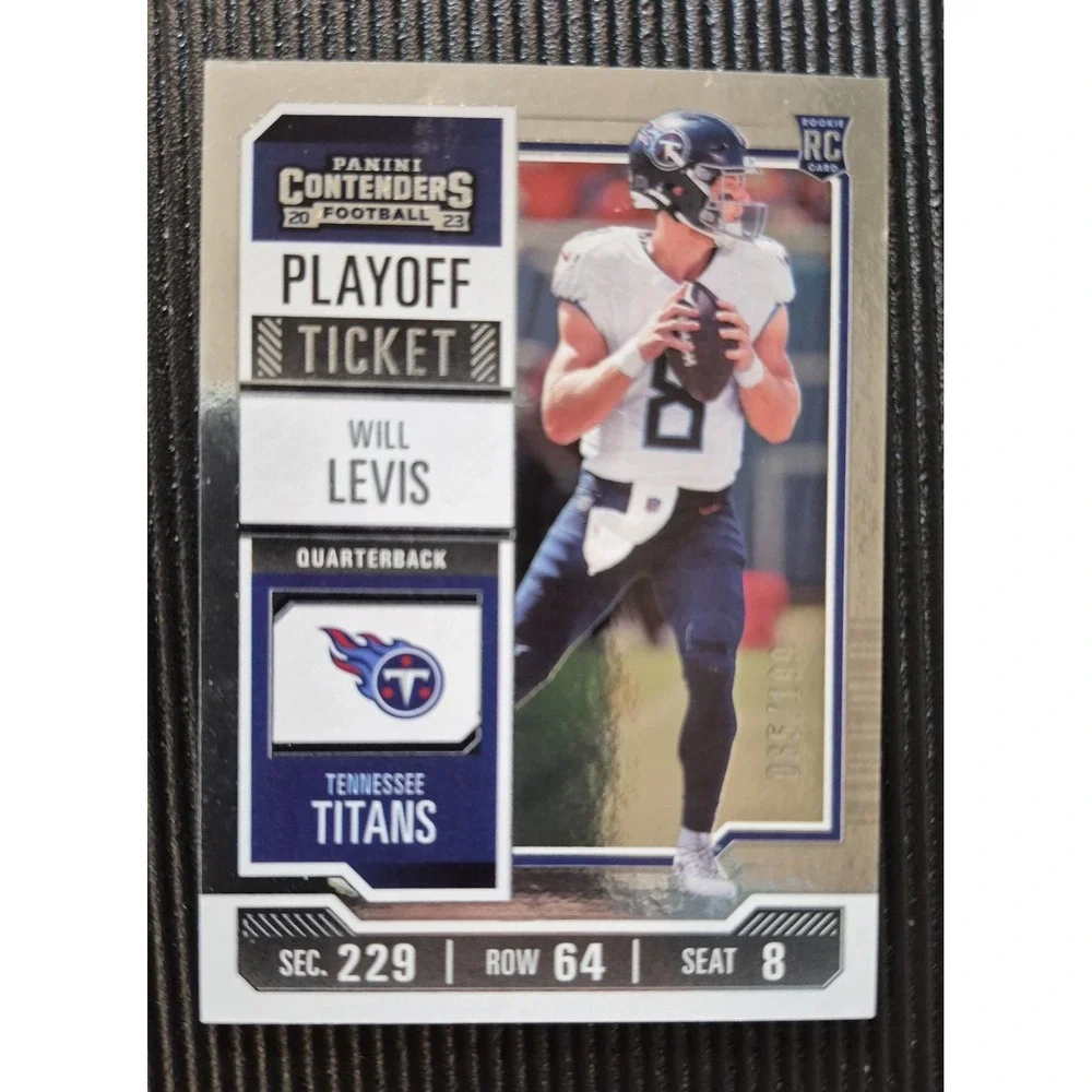 2023 Panini Contenders Will Levis #97 Playoff Ticket Silver /199 (RC) Titans